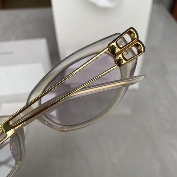 Gentle Monster Minimal Oval Shades Gold Logo Aesthetic main image 9